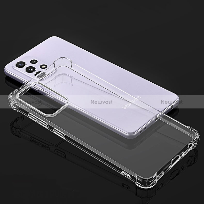 Ultra-thin Transparent TPU Soft Case T08 for Samsung Galaxy A52 4G Clear