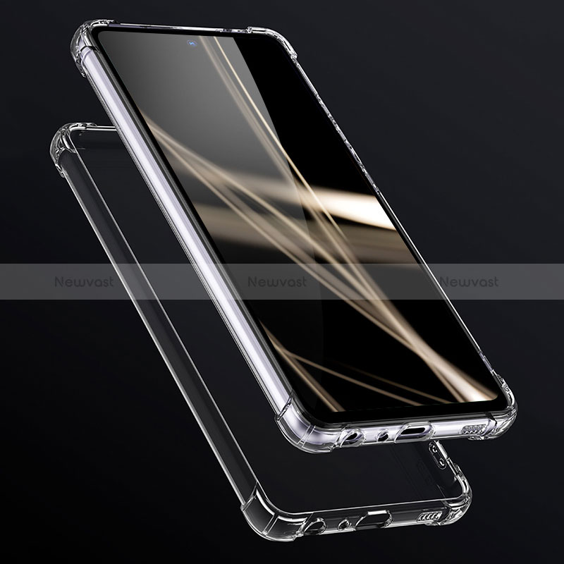 Ultra-thin Transparent TPU Soft Case T08 for Samsung Galaxy A52 4G Clear