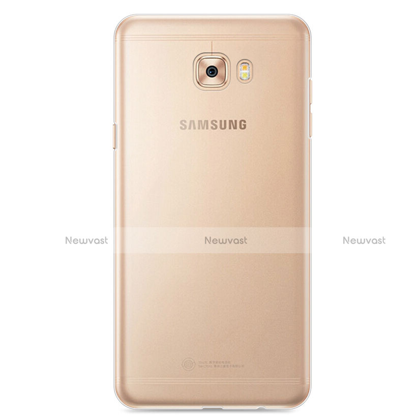 Ultra-thin Transparent TPU Soft Case T08 for Samsung Galaxy C5 Pro C5010 Clear