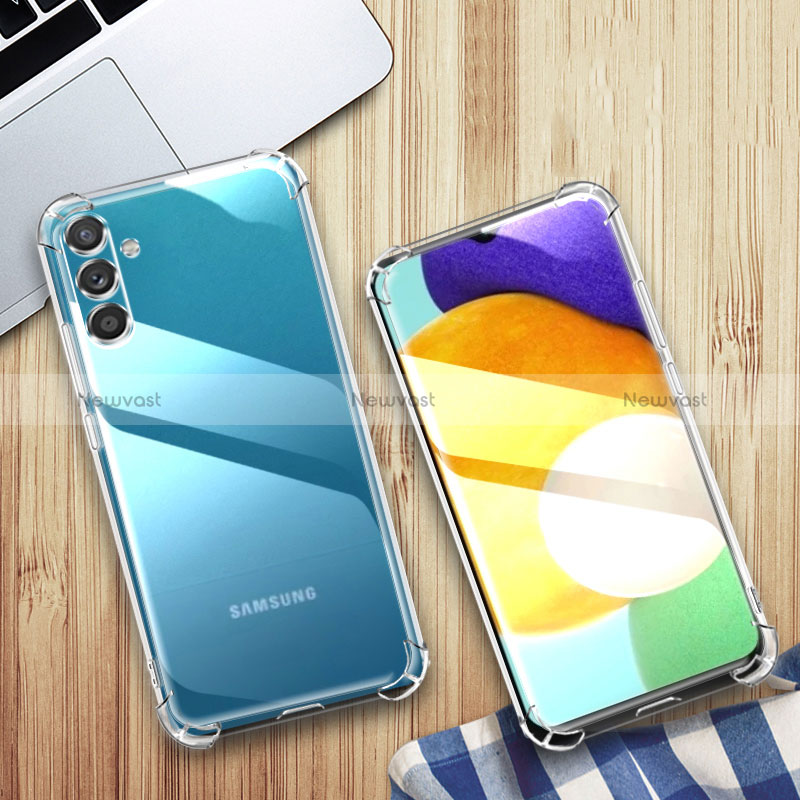 Ultra-thin Transparent TPU Soft Case T08 for Samsung Galaxy Jump3 5G Clear