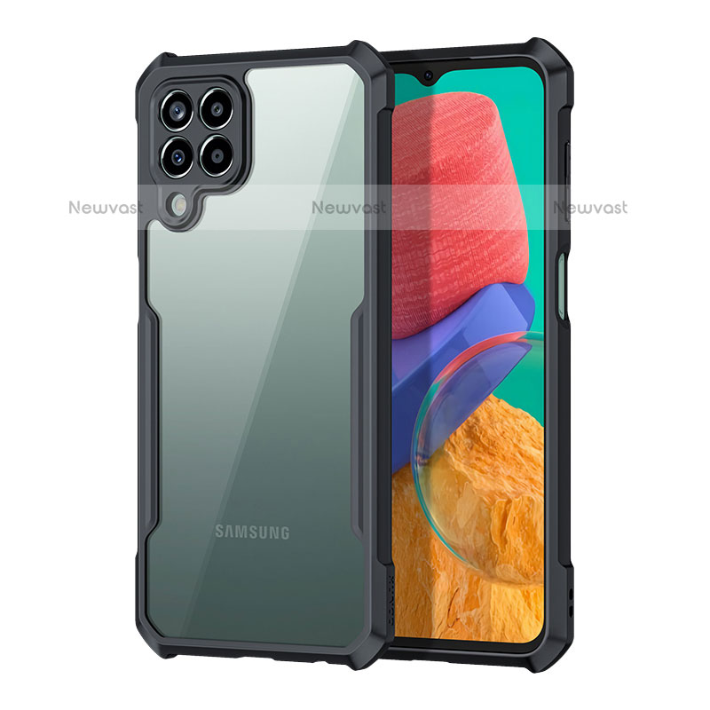 Ultra-thin Transparent TPU Soft Case T08 for Samsung Galaxy M32 4G Black