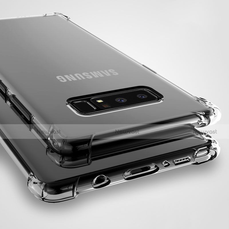 Ultra-thin Transparent TPU Soft Case T08 for Samsung Galaxy Note 8 Clear