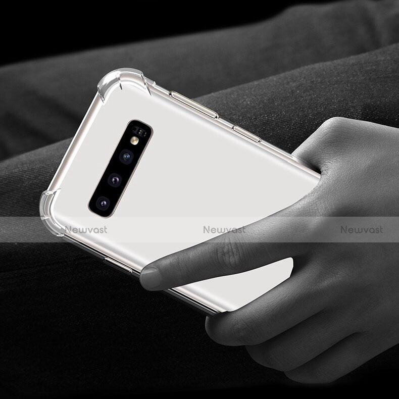 Ultra-thin Transparent TPU Soft Case T08 for Samsung Galaxy S10 Plus Clear