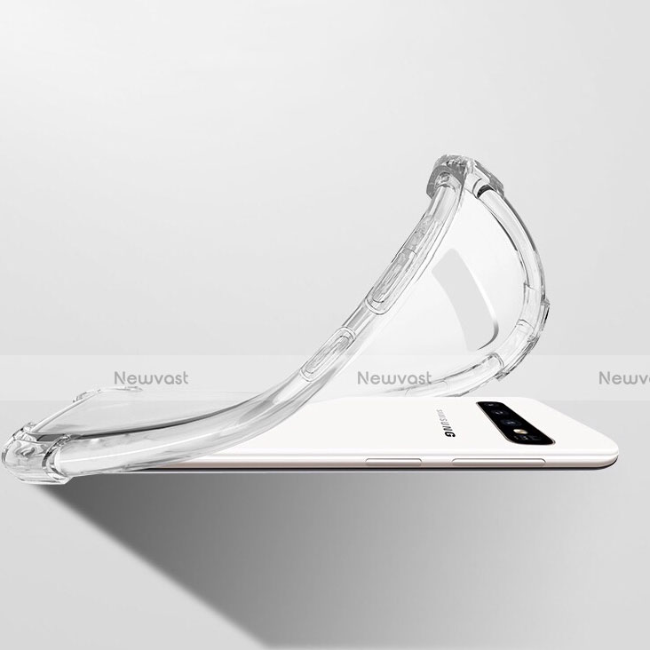 Ultra-thin Transparent TPU Soft Case T08 for Samsung Galaxy S10 Plus Clear