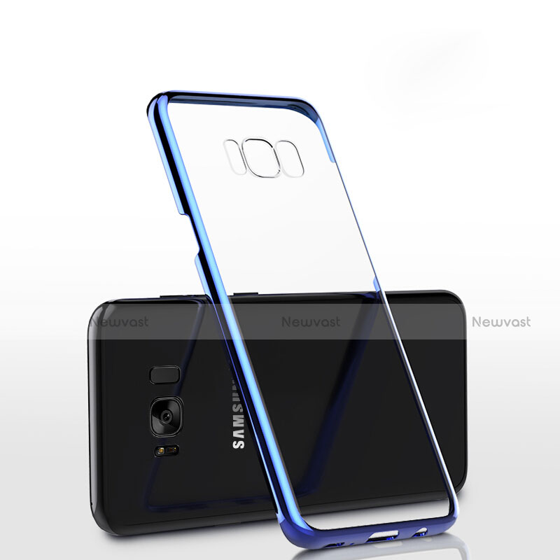 Ultra-thin Transparent TPU Soft Case T08 for Samsung Galaxy S8 Blue