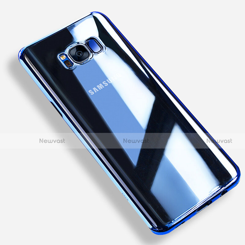 Ultra-thin Transparent TPU Soft Case T08 for Samsung Galaxy S8 Blue