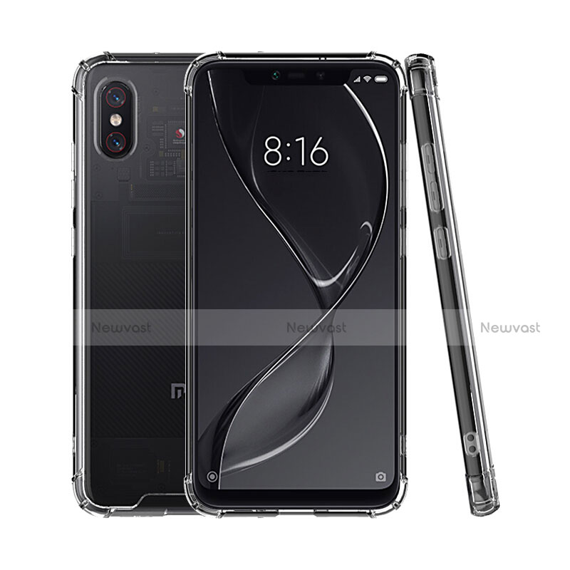 Ultra-thin Transparent TPU Soft Case T08 for Xiaomi Mi 8 Explorer Clear