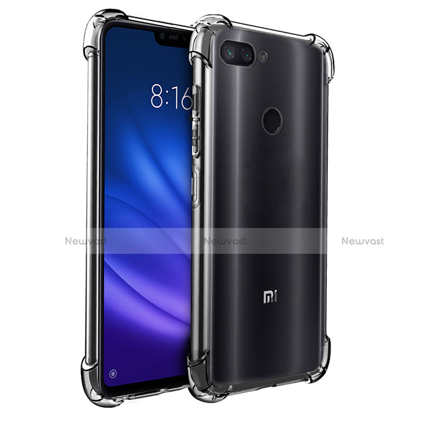 Ultra-thin Transparent TPU Soft Case T08 for Xiaomi Mi 8 Lite Clear