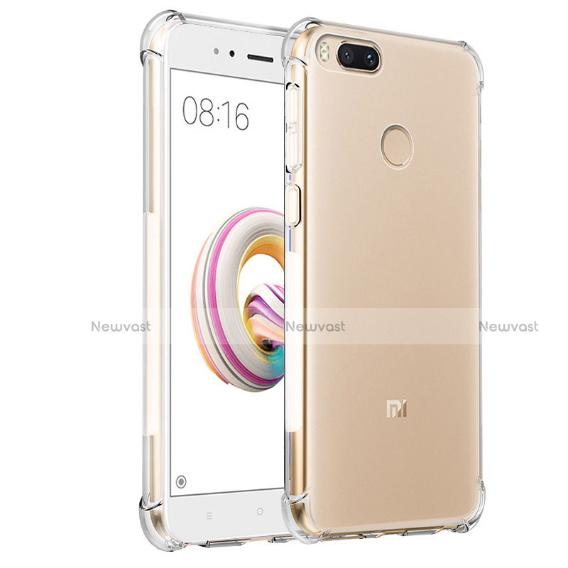 Ultra-thin Transparent TPU Soft Case T08 for Xiaomi Mi A1 Clear