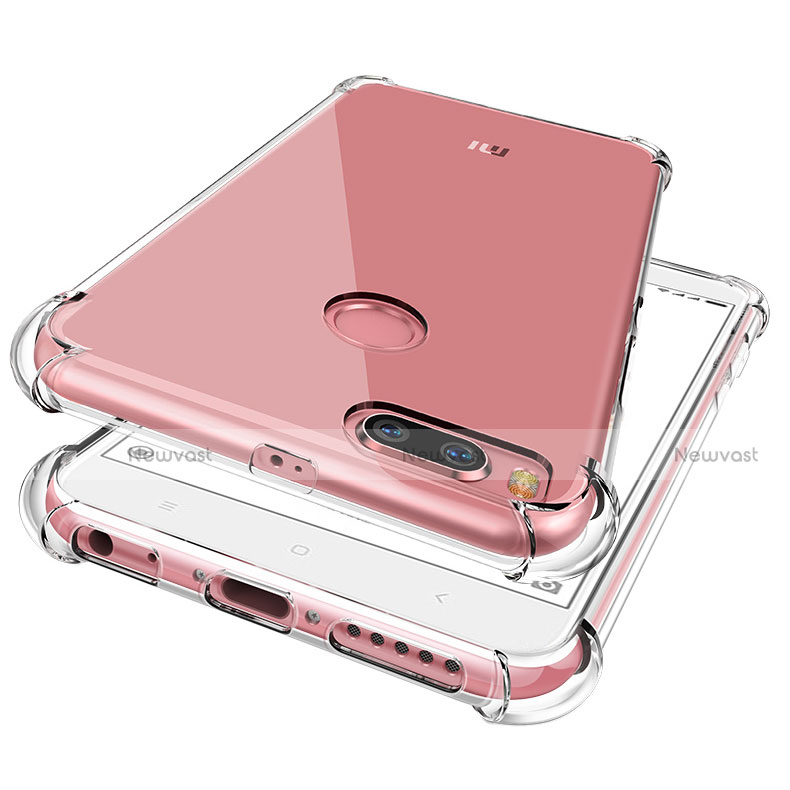 Ultra-thin Transparent TPU Soft Case T08 for Xiaomi Mi A1 Clear