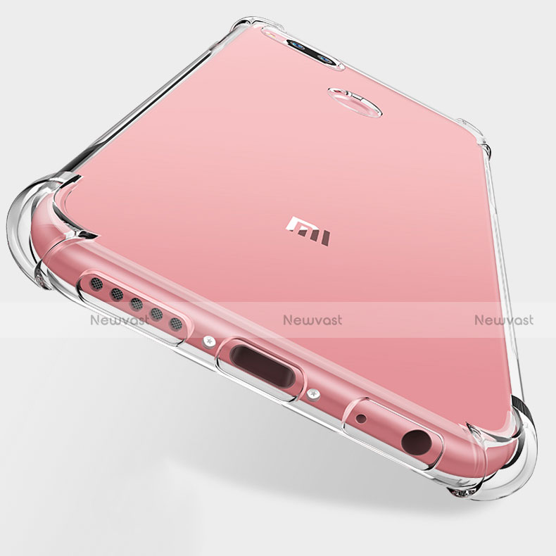 Ultra-thin Transparent TPU Soft Case T08 for Xiaomi Mi A1 Clear