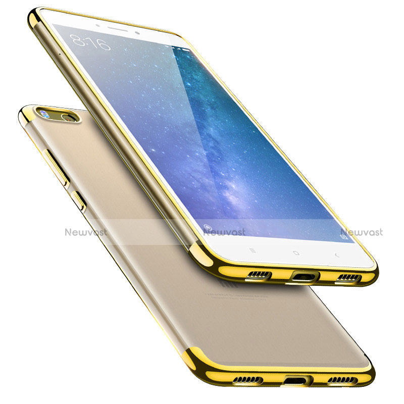 Ultra-thin Transparent TPU Soft Case T08 for Xiaomi Mi Max 2 Gold