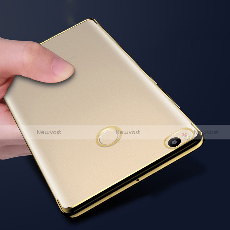 Ultra-thin Transparent TPU Soft Case T08 for Xiaomi Mi Max 2 Gold