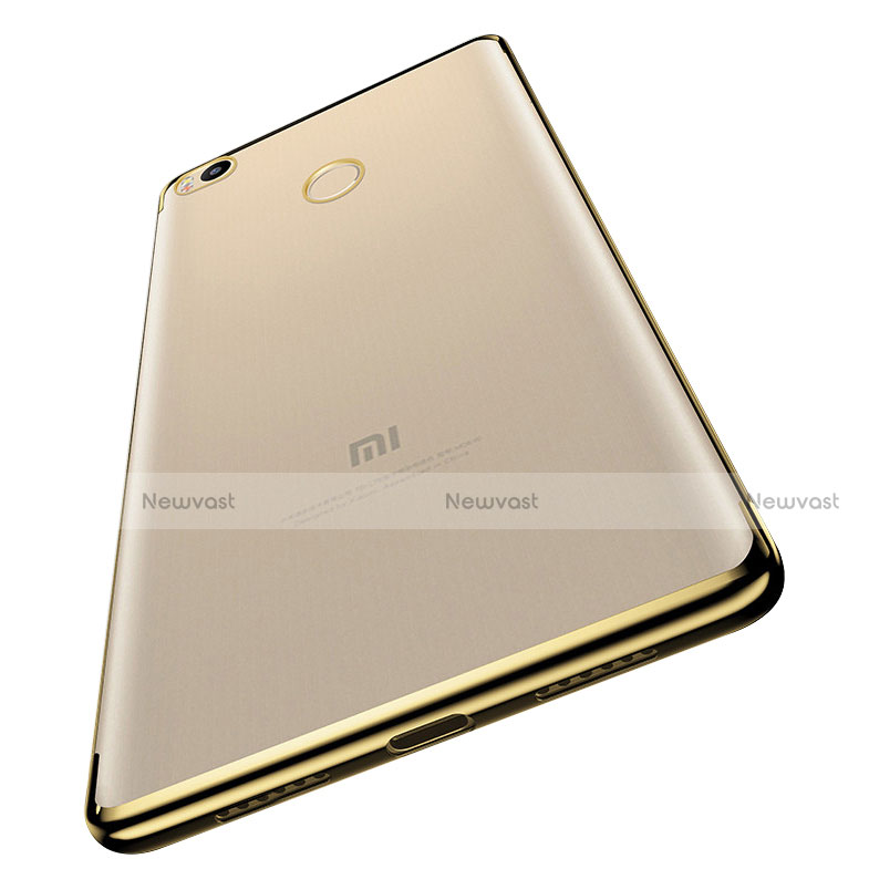 Ultra-thin Transparent TPU Soft Case T08 for Xiaomi Mi Max 2 Gold