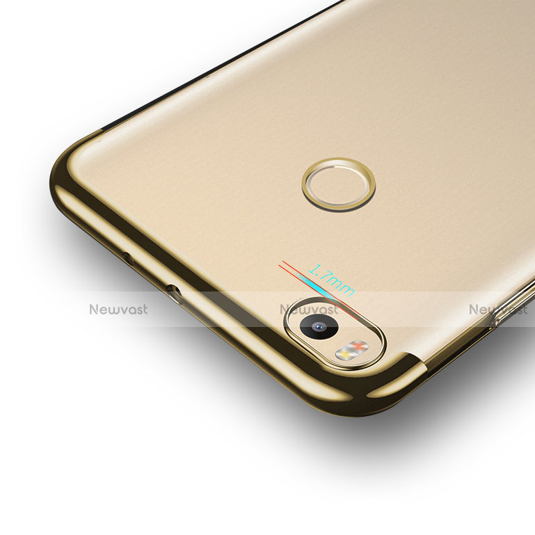 Ultra-thin Transparent TPU Soft Case T08 for Xiaomi Mi Max 2 Gold