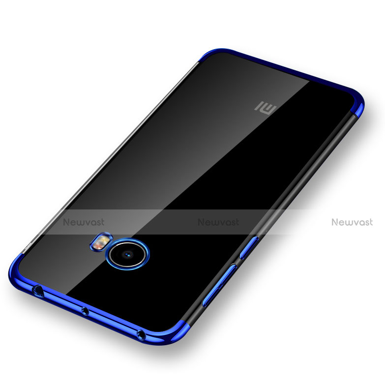 Ultra-thin Transparent TPU Soft Case T08 for Xiaomi Mi Note 2 Special Edition Blue