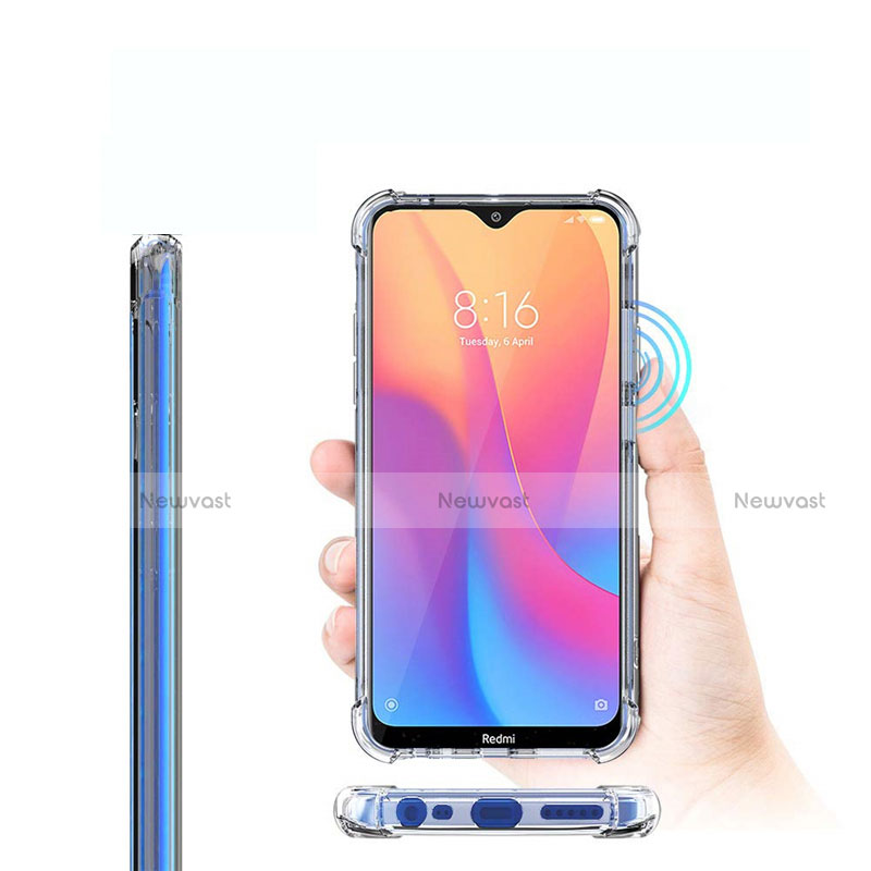 Ultra-thin Transparent TPU Soft Case T08 for Xiaomi Redmi 8A Clear