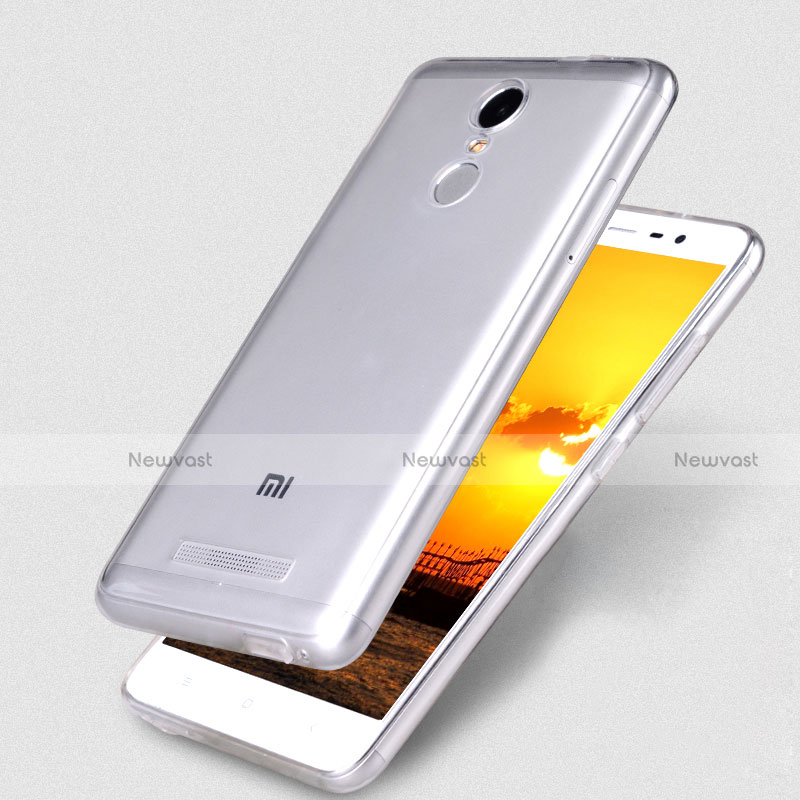 Ultra-thin Transparent TPU Soft Case T08 for Xiaomi Redmi Note 3 MediaTek Clear