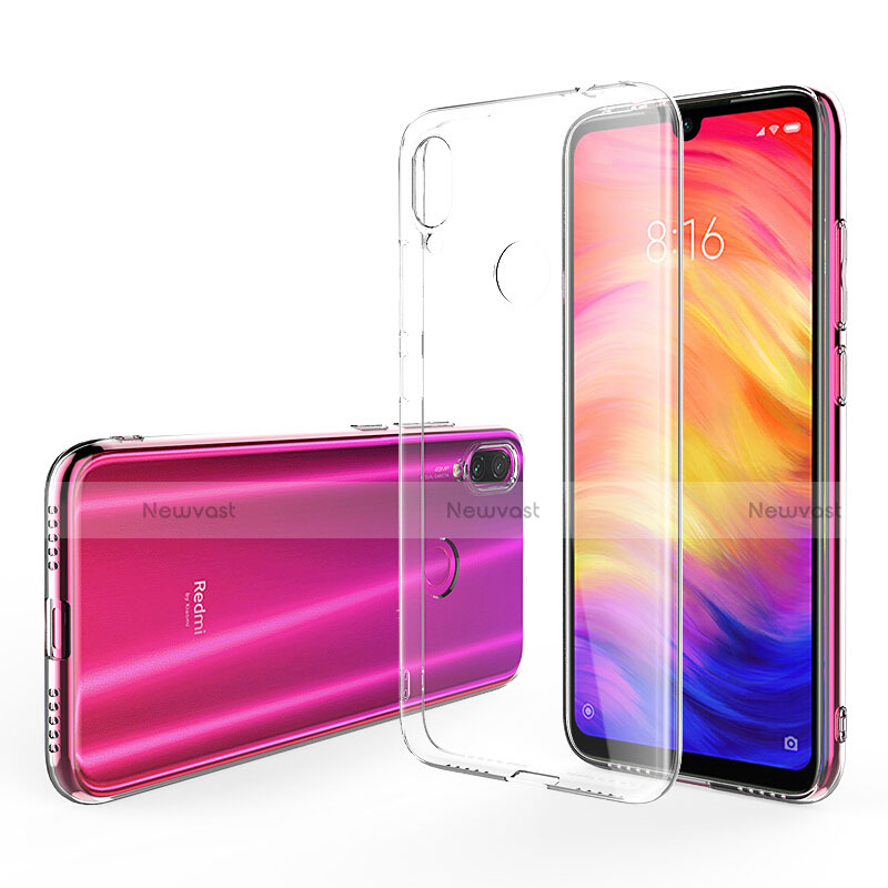 Ultra-thin Transparent TPU Soft Case T08 for Xiaomi Redmi Note 7 Pro Clear