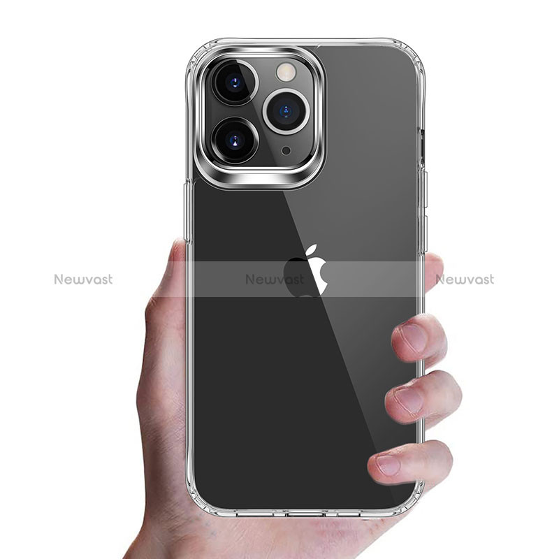 Ultra-thin Transparent TPU Soft Case T09 for Apple iPhone 15 Pro Clear