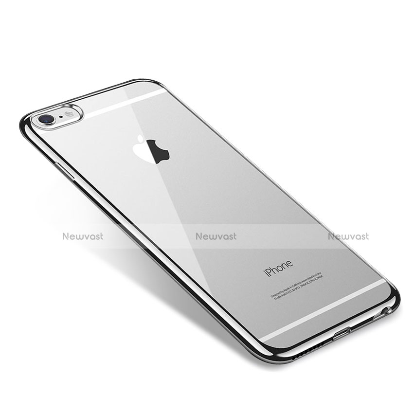 Ultra-thin Transparent TPU Soft Case T09 for Apple iPhone 6 Plus Silver