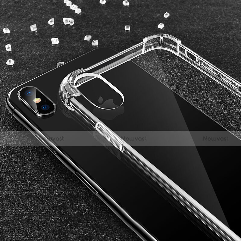 Ultra-thin Transparent TPU Soft Case T09 for Apple iPhone Xs Clear