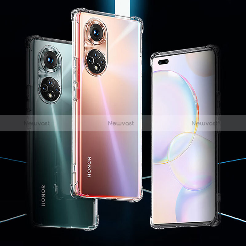 Ultra-thin Transparent TPU Soft Case T09 for Huawei Honor 50 Pro 5G Clear