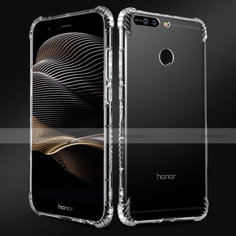 Ultra-thin Transparent TPU Soft Case T09 for Huawei Honor 8 Pro Clear