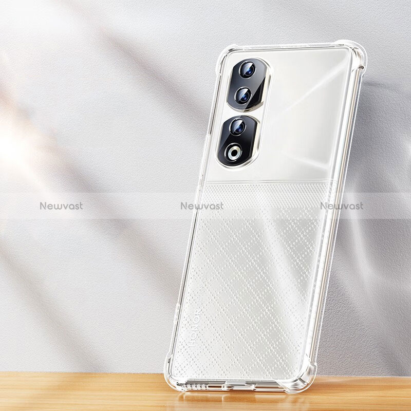 Ultra-thin Transparent TPU Soft Case T09 for Huawei Honor 90 Pro 5G Clear