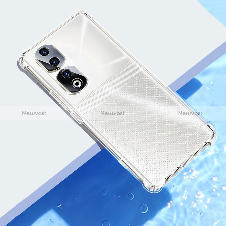 Ultra-thin Transparent TPU Soft Case T09 for Huawei Honor 90 Pro 5G Clear