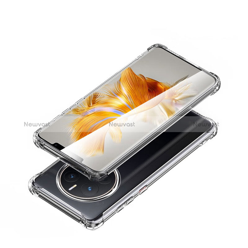 Ultra-thin Transparent TPU Soft Case T09 for Huawei Mate 50 Pro Clear