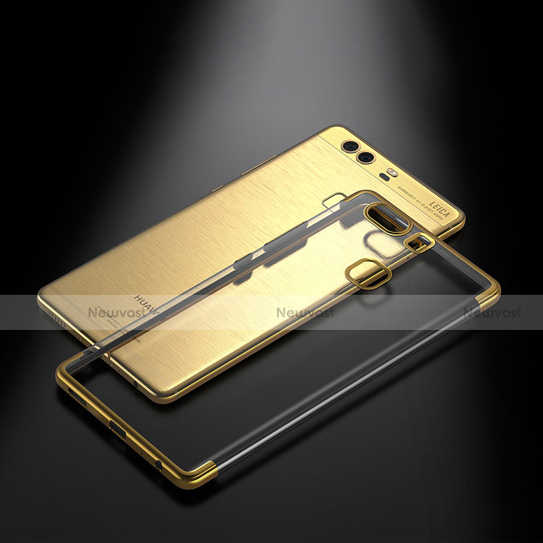 Ultra-thin Transparent TPU Soft Case T09 for Huawei P9 Gold