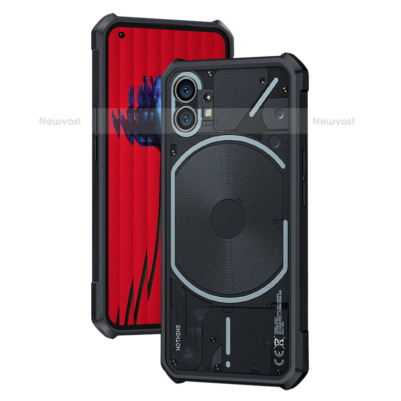 Ultra-thin Transparent TPU Soft Case T09 for Nothing Phone 1 Black