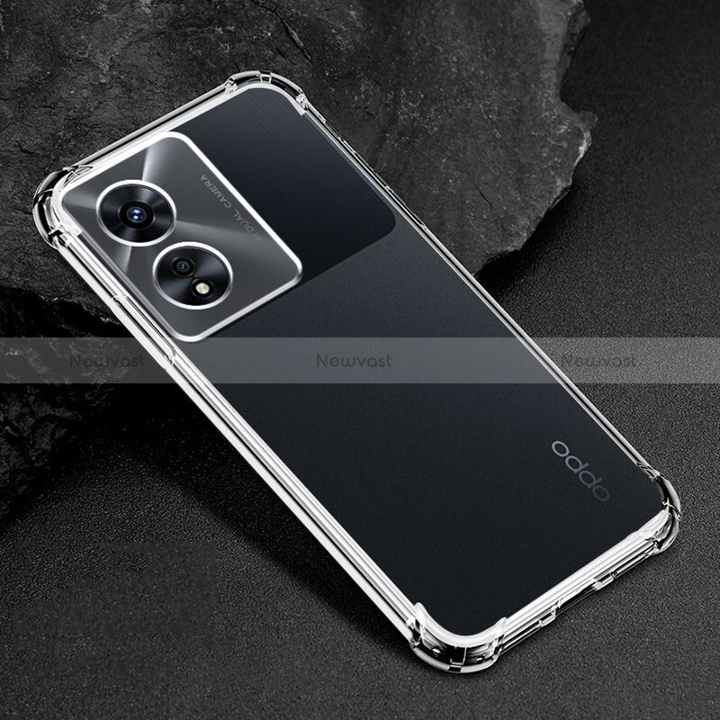 Ultra-thin Transparent TPU Soft Case T09 for Oppo A1 Pro 5G Clear