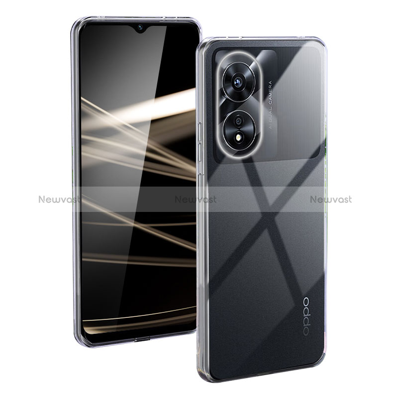 Ultra-thin Transparent TPU Soft Case T09 for Oppo A1x 5G Clear