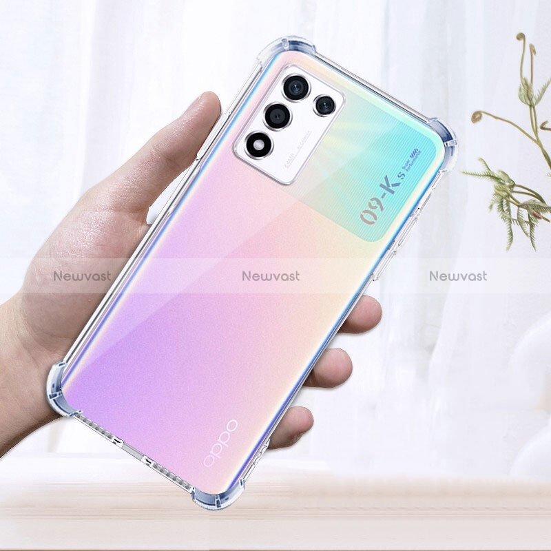 Ultra-thin Transparent TPU Soft Case T09 for Oppo K9S 5G Clear