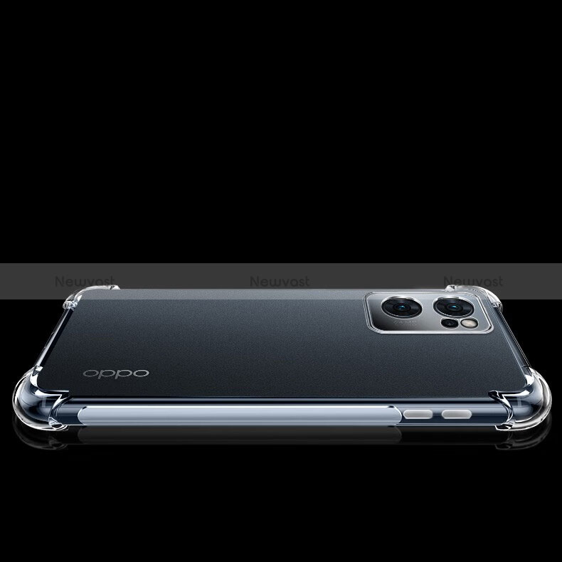 Ultra-thin Transparent TPU Soft Case T09 for Oppo Reno7 5G Clear