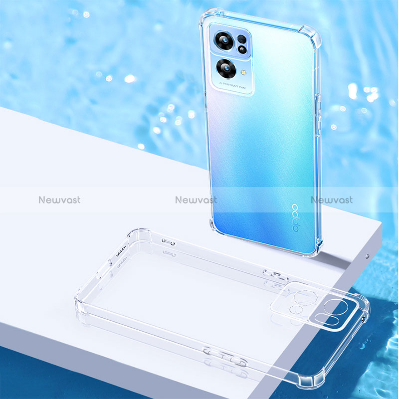 Ultra-thin Transparent TPU Soft Case T09 for Oppo Reno7 Pro 5G Clear