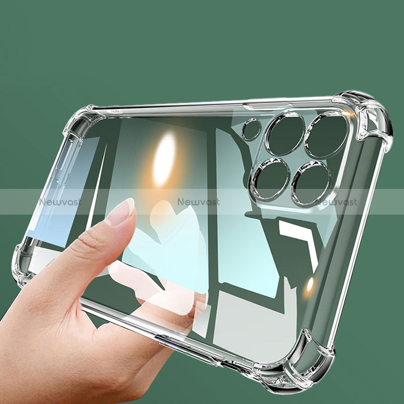 Ultra-thin Transparent TPU Soft Case T09 for Samsung Galaxy A12 5G Clear