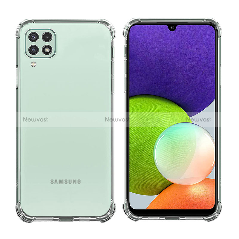 Ultra-thin Transparent TPU Soft Case T09 for Samsung Galaxy A12 Nacho Clear