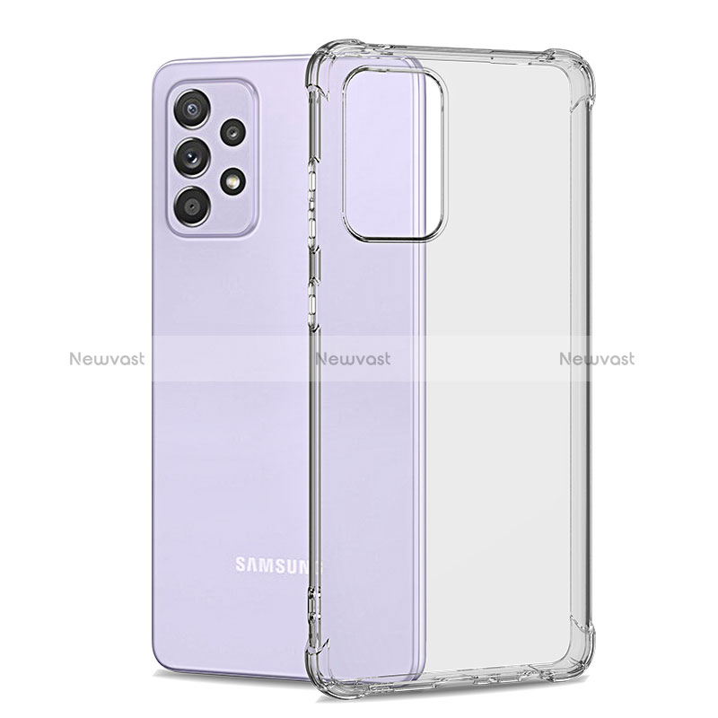 Ultra-thin Transparent TPU Soft Case T09 for Samsung Galaxy A52 4G Clear