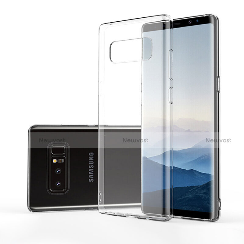 Ultra-thin Transparent TPU Soft Case T09 for Samsung Galaxy Note 8 Duos N950F Clear