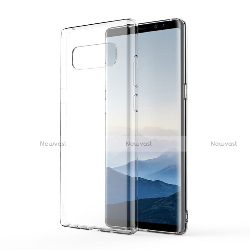 Ultra-thin Transparent TPU Soft Case T09 for Samsung Galaxy Note 8 Duos N950F Clear