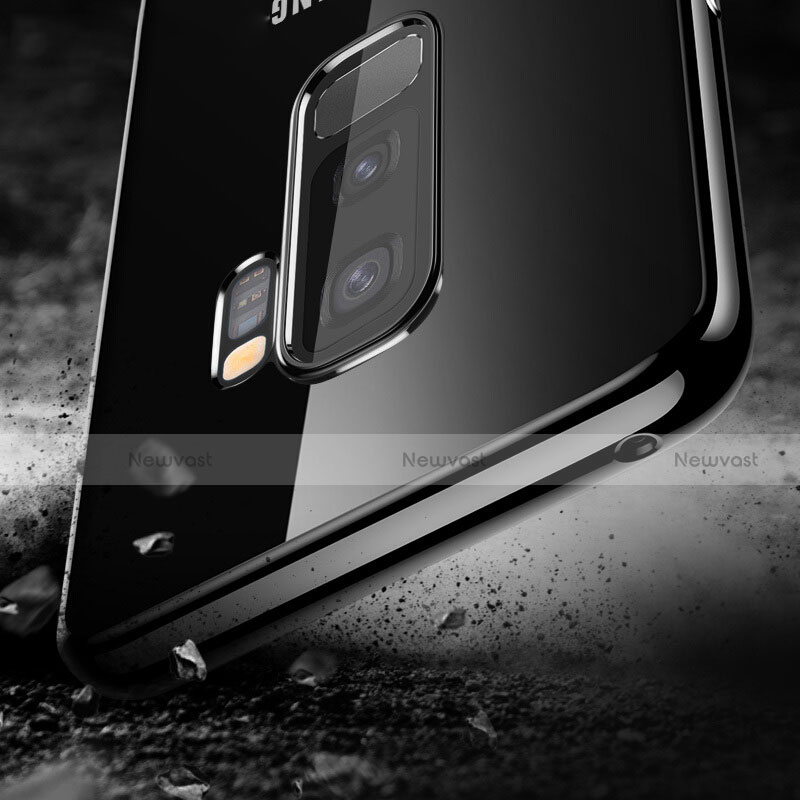 Ultra-thin Transparent TPU Soft Case T09 for Samsung Galaxy S9 Plus Black