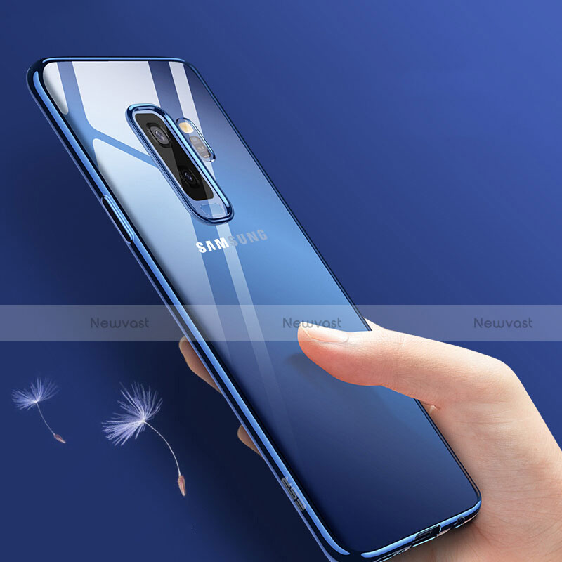 Ultra-thin Transparent TPU Soft Case T09 for Samsung Galaxy S9 Plus Blue