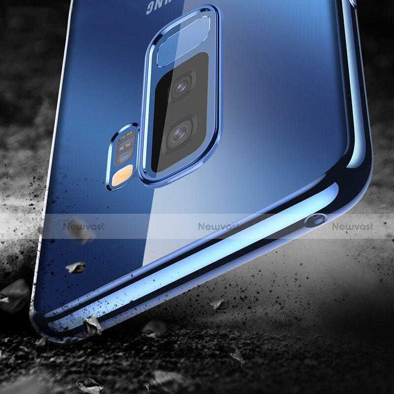 Ultra-thin Transparent TPU Soft Case T09 for Samsung Galaxy S9 Plus Blue