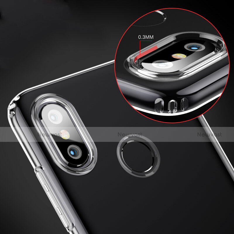 Ultra-thin Transparent TPU Soft Case T09 for Xiaomi Mi 8 Clear