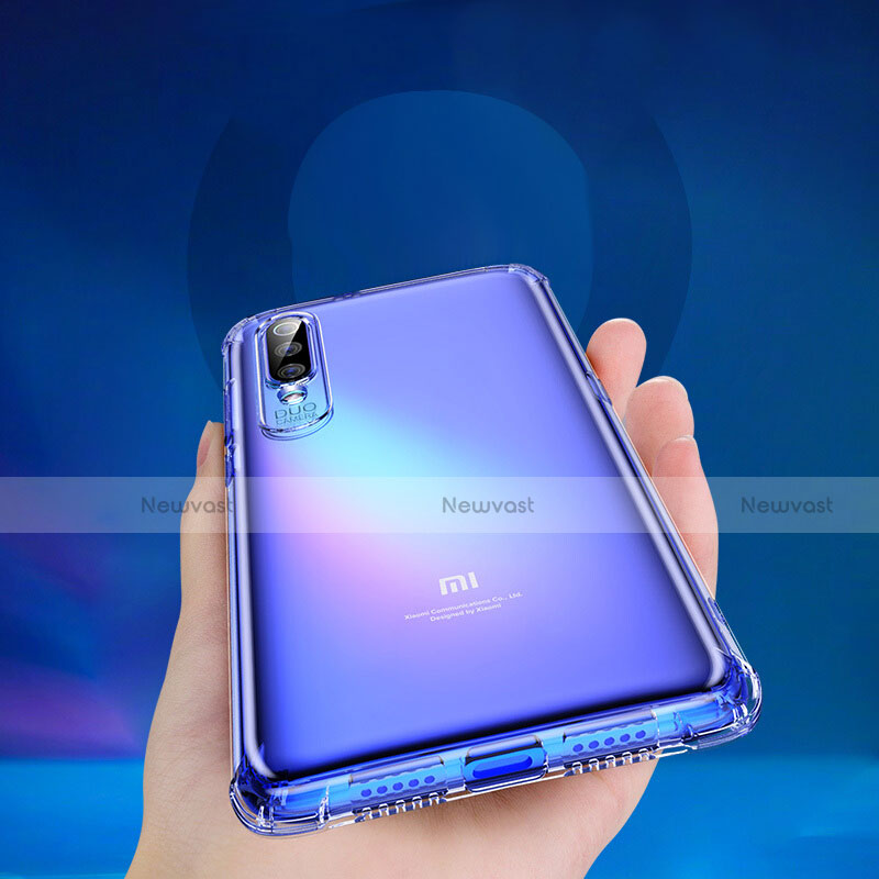 Ultra-thin Transparent TPU Soft Case T09 for Xiaomi Mi 9 Lite Clear