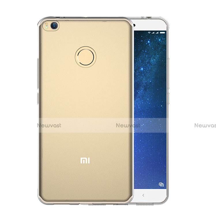 Ultra-thin Transparent TPU Soft Case T09 for Xiaomi Mi Max 2 Clear