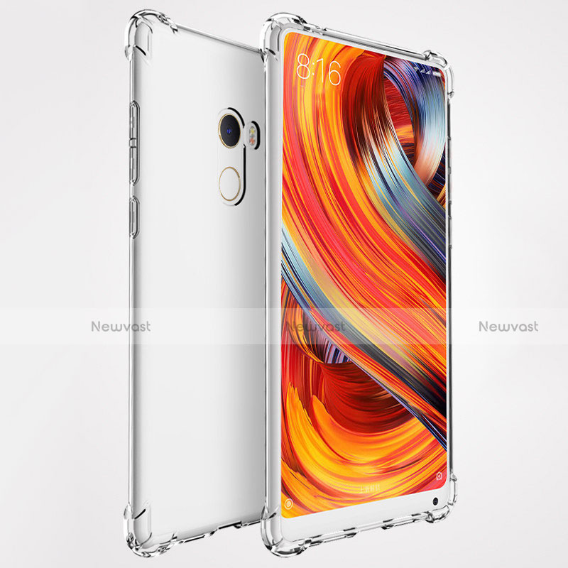 Ultra-thin Transparent TPU Soft Case T09 for Xiaomi Mi Mix 2 Clear